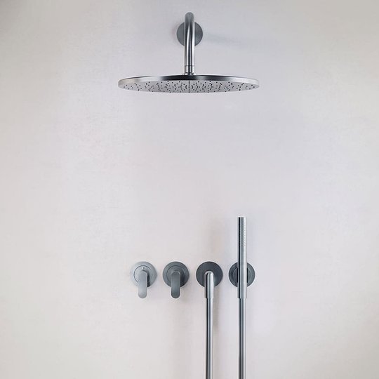Термостатическая душевая система Cocoon, нержавеющая сталь (JP SET22 THERM.1-BI) Душевые комплекты (системы) Нержавеющая сталь