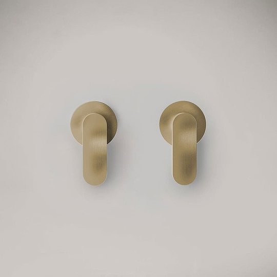 Смеситель для душа Cocoon, золото матовый (JP 01 VALVES EXT-BG) Для ванны, Для душа Золото матовый