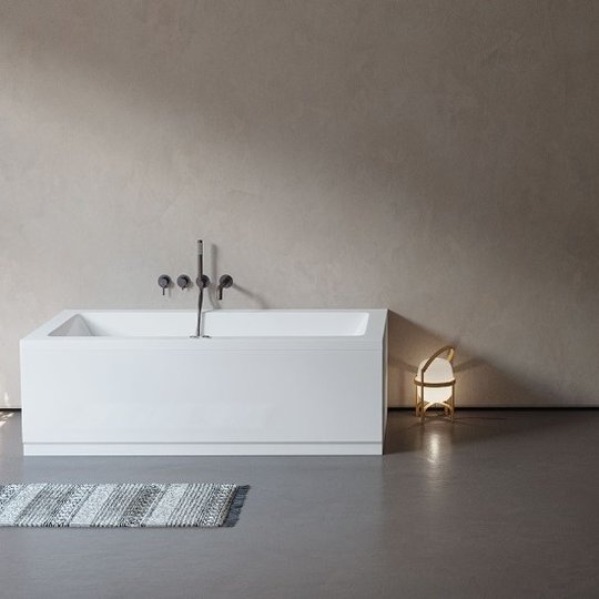 Ванна акрилова з гідромасажем Sanycces Cube T Confort 180х80 см, білий (BN12118080TT) Sanycces Прямокутні