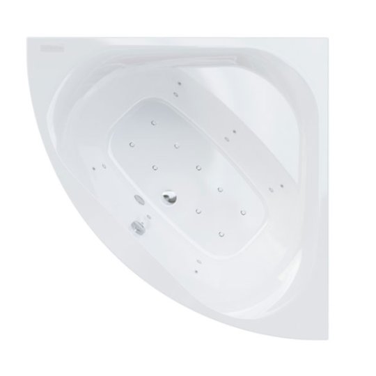 Гідромасажна акрилова ванна Sanycces Brisa Elegance 160х160 см, білий (BN153160E) Sanycces Кутові симетричні