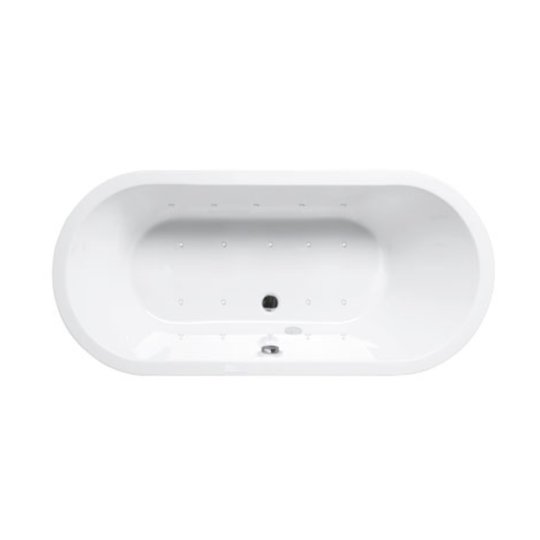 Встраиваемая акриловая ванна с гидромассажем Sanycces Loft Elegance 180х80 см, белый (BN120E) Sanycces Овальные
