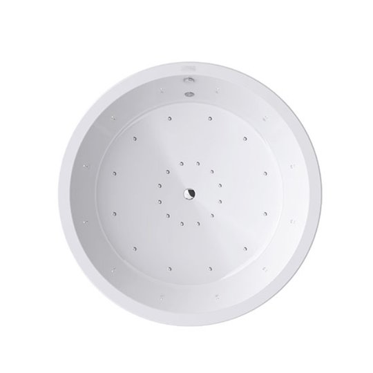 Ванна акрилова вбудована з гідромасажем Sanycces Noa Elegance Ø180 cm, білий (BN155D180E) Sanycces Круглі
