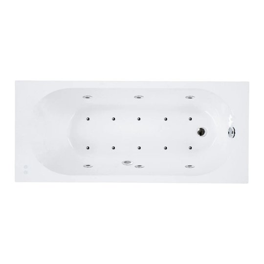Гідромасажна акрилова ванна Sanycces Serena DS Confort 170х70 см, білий (BN11817070DS) Sanycces Прямокутні