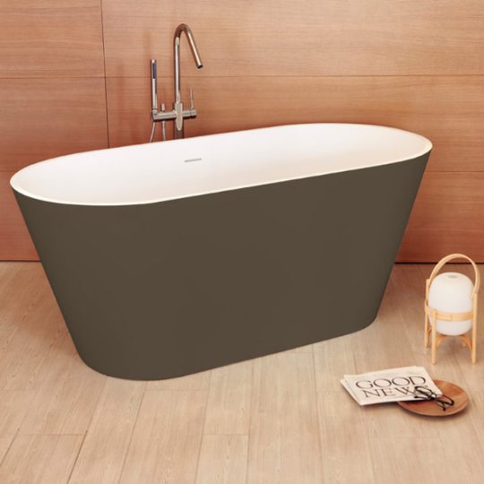 Ванна из минерального литья 170х80 Sanycces Modern Sanycoat, белый матовый/RAL (BN303170080WMRAL) Sanycces Овальные
