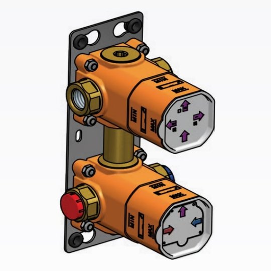 Скрытая часть для смесителя Hotbath ArchieFlag (HBAF009) Hotbath Коллекция ArchieFlag 