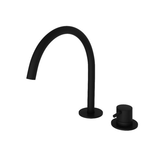 Смеситель для раковины Hotbath Cobber, черный матовый (CB023BL) Для раковины Черный матовый