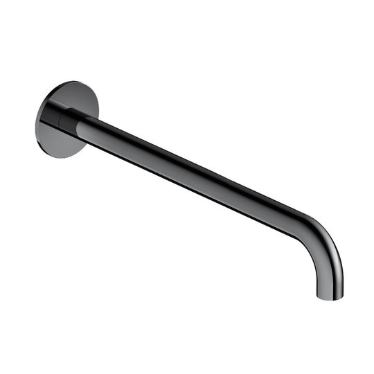  Настенный излив 30 см Hotbath Cobber, черный хром (CB095-30BK) HotbathCobber 