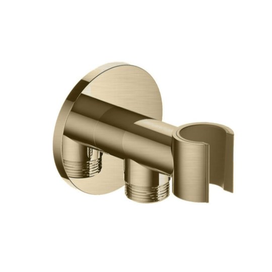 Держатель ручного душа Hotbath Cobber, матовая латунь (M515BB) Hotbath Коллекция Cobber 