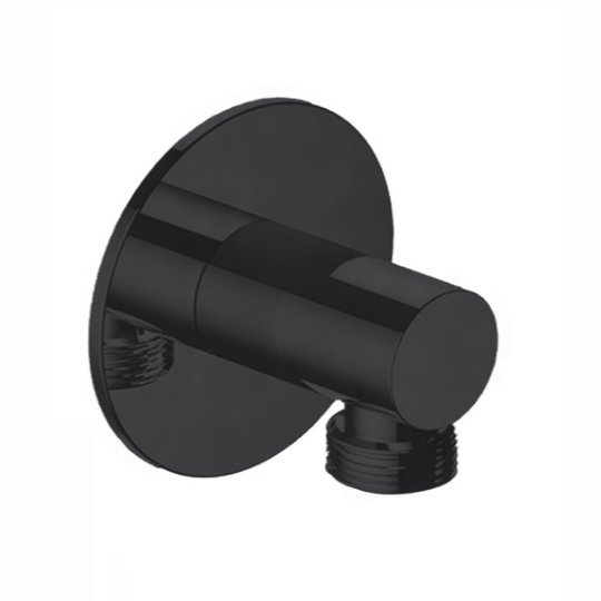 Шлангове приєднання Hotbath Cobber, чорний матовий (M517BL) Hotbath Коллекция Cobber 