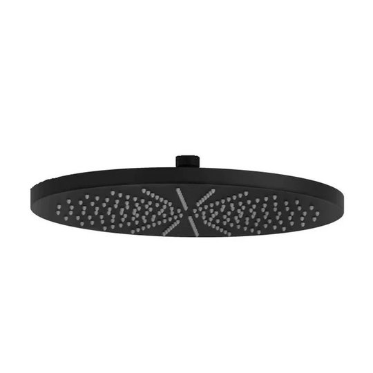 Верхний душ 25 см Hotbath Cobber, черный матовый (M105BL) Верхние души Черный матовый