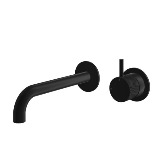 Змішувач для раковини Hotbath Cobber X, вилив 18 см, чорний матовий (CX105EXT18BL) Для раковини Чорний матовий