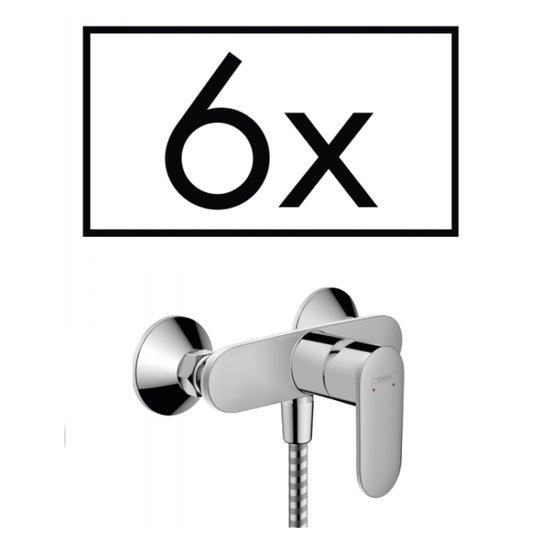 Смеситель для душа Hansgrohe Vernis Blend, 6 шт., хром (71647000) Для душа Хром