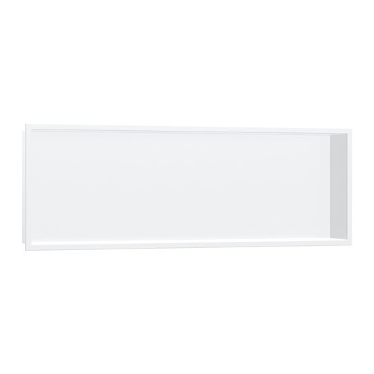 Настенная ниша со встроенной рамой Hansgrohe XtraStoris Original 30x90 см, белый матовый (56067700) Скрытые ниши Hansgrohe