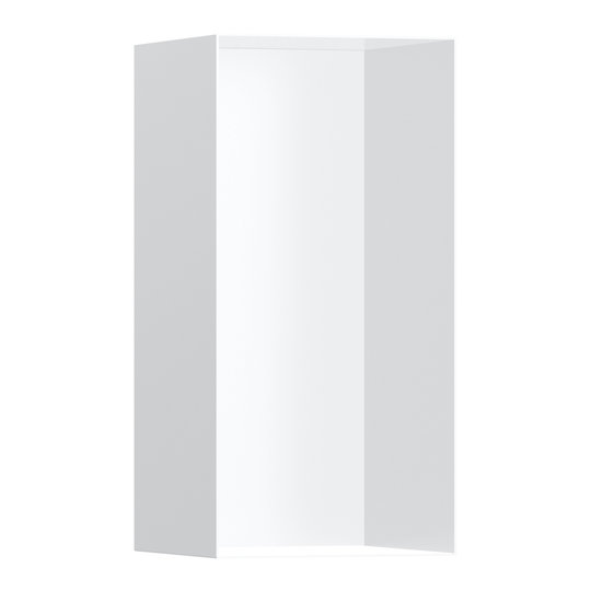 Настенная ниша с открытой рамой Hansgrohe XtraStoris Minimalistic 30x15х14 см, белый матовый (56076700) Скрытые ниши Hansgrohe