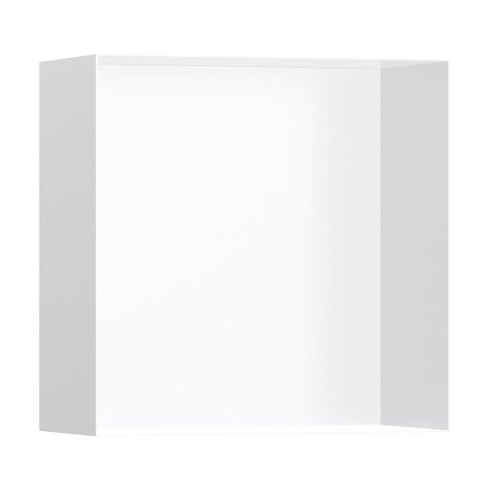Настінна ніша з відкритою рамою Hansgrohe XtraStoris Minimalistic 30x30х14 см, білий (56079700) Скрытые ниши Hansgrohe