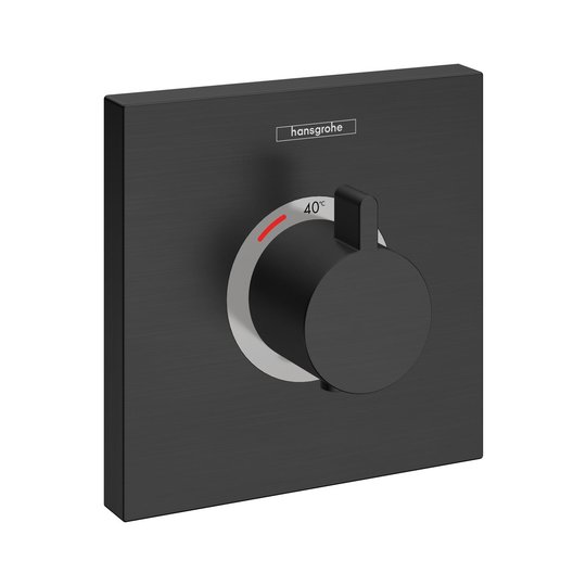 Термостат для душа Hansgrohe ShowerSelect Highflow, черный матовый хром (15760340) Для душа Черный матовый хром