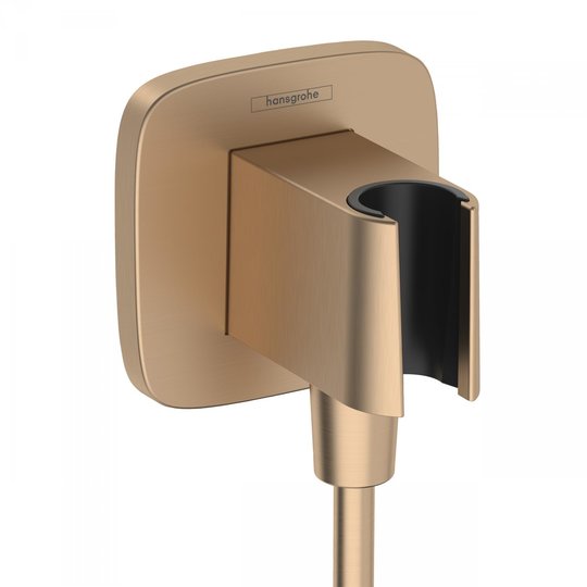 Шланговое подсоединение Hansgrohe FixFit Q, бронза (26887140) Hansgrohe Коллекция FixFit Q 
