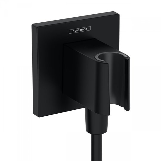 Шланговое подсоединение Hansgrohe FixFit E, черный матовый (26889670) Hansgrohe Коллекция Fixfit E 