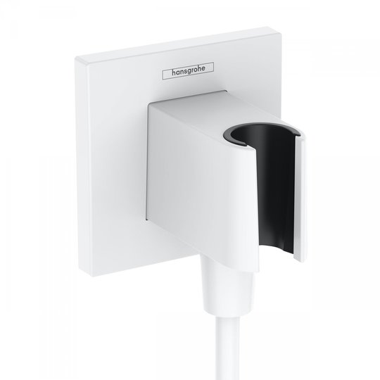 Шланговое подсоединение Hansgrohe FixFit E, белый матовый (26889700) Hansgrohe Коллекция Fixfit E 
