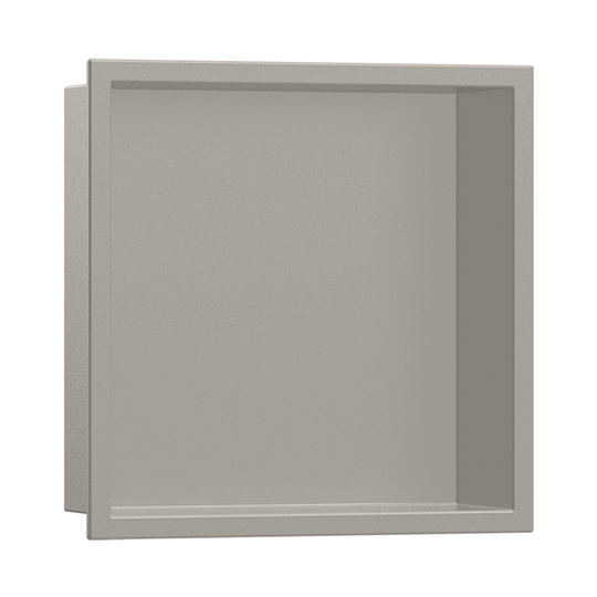 Настенная ниша с встроенной рамкой Hansgrohe XtraStoris Original, бетон (56061380) Скрытые ниши Hansgrohe