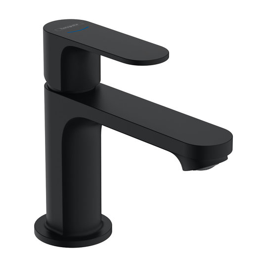 Смеситель для раковины для холодной воды Hansgrohe Rebris S, черный матовый (72503670) Для раковины Черный матовый