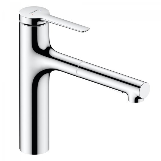 Смеситель для кухни Hansgrohe Zesis M33 160, с выдвижной лейкой, хром (74801000) Для кухни Хром
