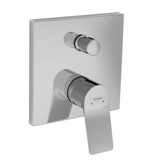Смеситель для душа, со встроенной защитной комбинацией EN 1717 Hansgrohe Vivenis, хром (75416000) Для душа Хром