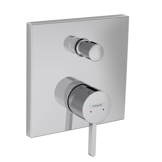 Смеситель для душа, со встроенной защитной комбинацией EN 1717 Hansgrohe Finoris, хром (76416000) Для душа Хром