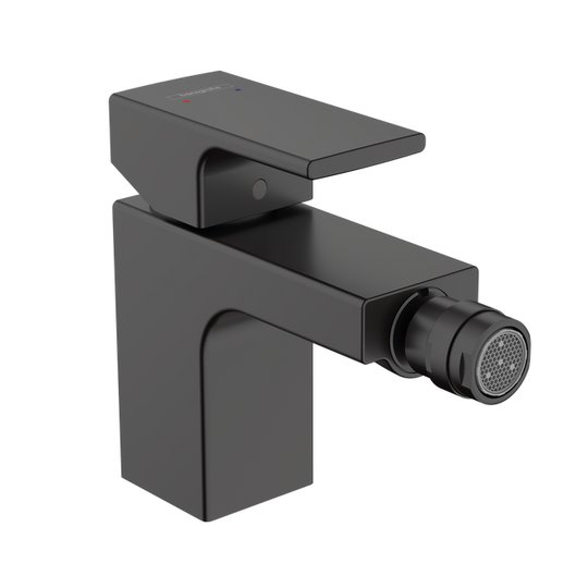 Смеситель для биде Hansgrohe Vernis Shape, с донным клапаном, черный матовый (71219670) Для биде Черный матовый