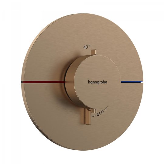 Термостатический смеситель Hansgrohe ShowerSelect Comfort S, бронза (15559140) Для ванны, Для душа Бронза