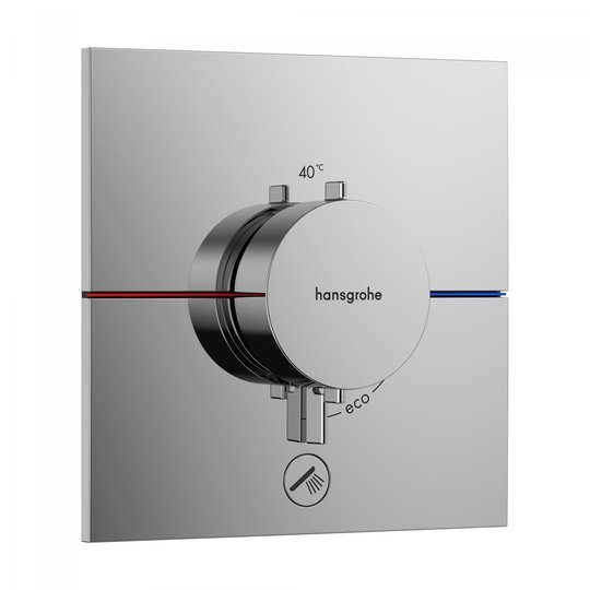 Термостатический смеситель Hansgrohe ShowerSelect Comfort E, 1 потребитель и дополнительный выход, хром (15575000) Для ванны, Для душа Хром