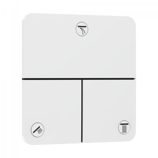 Запірно-перемикач на 3 споживачі Hansgrohe ShowerSelect Comfort Q, білий матовий (15587700) Hansgrohe Коллекция ShowerSelect Comfort Q 