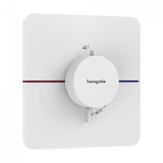 Термостатический смеситель на 1 потребителя Hansgrohe ShowerSelect Comfort Q, белый матовый (15588700) Для ванны, Для душа Белый матовый