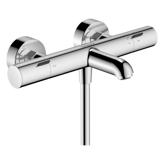 Змішувач для ванни з термостатом Hansgrohe Ecostat Fine, хром (13325000) Для ванни Хром