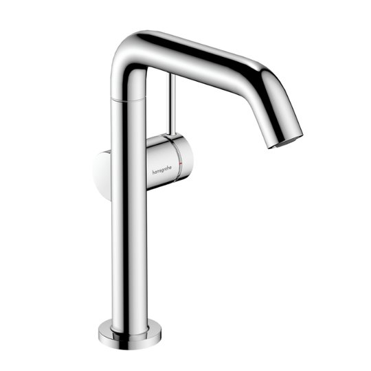 Смеситель для раковины Hansgrohe Tecturis S 210 Fine CoolStart, с донным клапаном push-open, хром (73364000) Для раковины Хром
