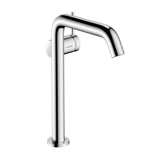 Смеситель для раковины Hansgrohe Tecturis S 240 Fine CoolStart, с донным клапаном push-open, хром (73373000) Для раковины Хром