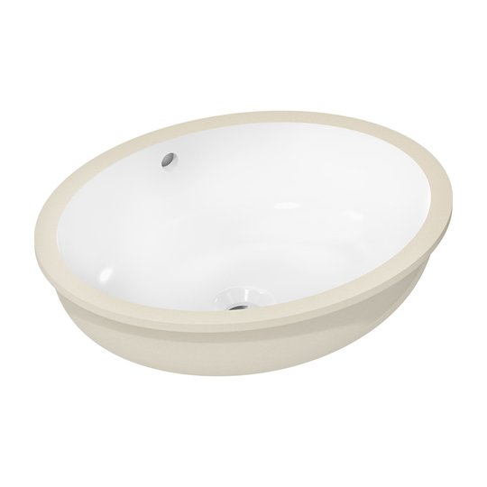 Раковина встраиваемая 35х45 см Hansgrohe Xuniva D SmartClean, белый (61048450) Встраиваемые снизу Овальные