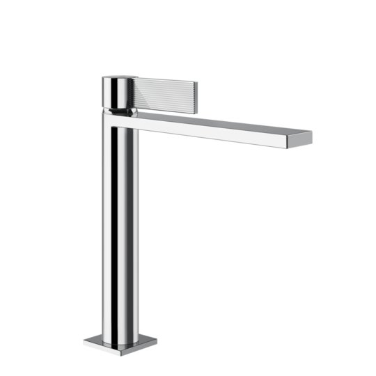 Смеситель для раковины Gessi Inverso Rigato, без донного клапана, Chrome (73506-031) Для раковины Хром