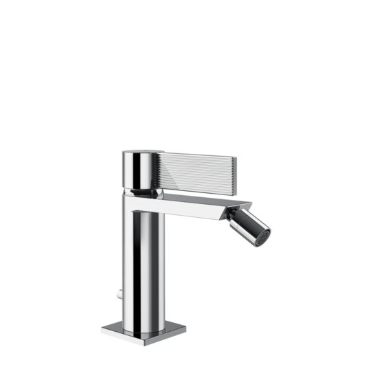 Смеситель для биде Gessi Inverso Rigato, с донным клапаном, Chrome (73507-031) Для биде Хром