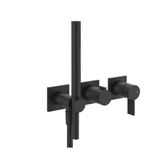 Смеситель для душа Gessi Inverso Rigato, Matte Black (73536-299) Для душа Черный матовый