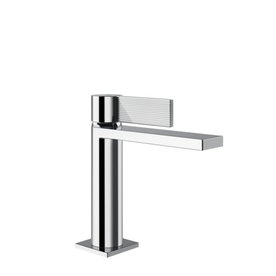 Смеситель для раковины Gessi Inverso Rigato, с донным клапаном, Chrome (73551-031) Для раковины Хром