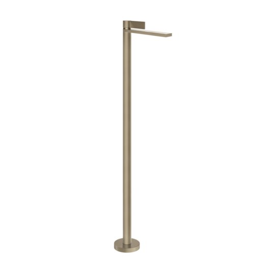 Напольный смеситель для раковины Gessi Inverso Rigato, Finox Brushed Nickel (73595-149) Для раковины Матовый никель