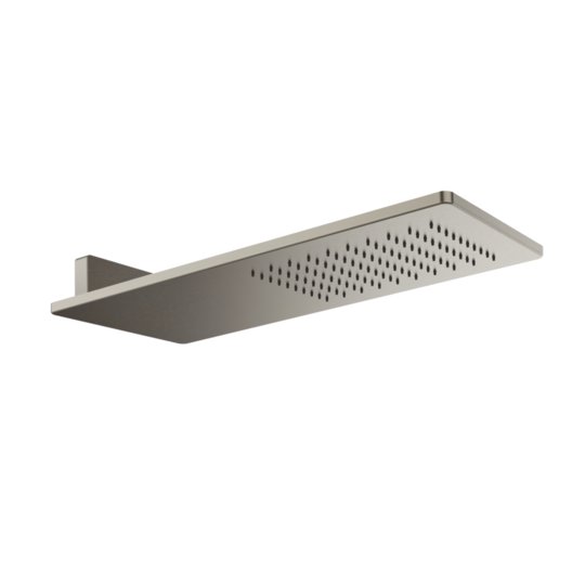 Верхний душ 550х200 мм Gessi Inverso Rigato, Steel Brushed (33095-239) Верхние души Матовая сталь (шлиф)