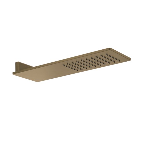 Верхний душ 550х200 мм Gessi Inverso Rigato, Antique Brass (33095-713) Верхние души античная латунь