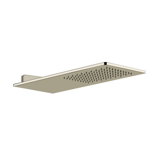 Верхний душ 550х200 мм Gessi Inverso Rigato, Nickel PVD (33095-720) Верхние души Никель PVD