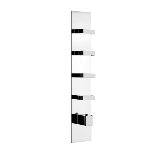 Термостатический смеситель на 4 потребителя Gessi Inverso Rigato, Chrome (43028-031) Для ванны, Для душа Хром