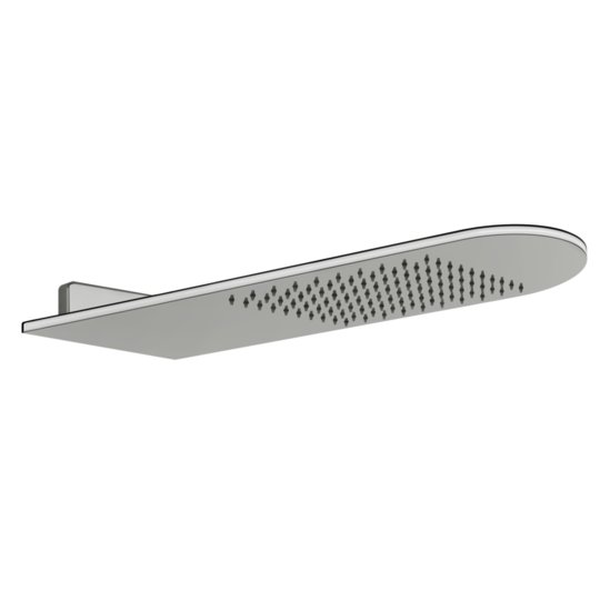 Верхний душ 620х200 мм Gessi Inverso Rigato, Mirror Steel (45163-238) Верхние души Сталь