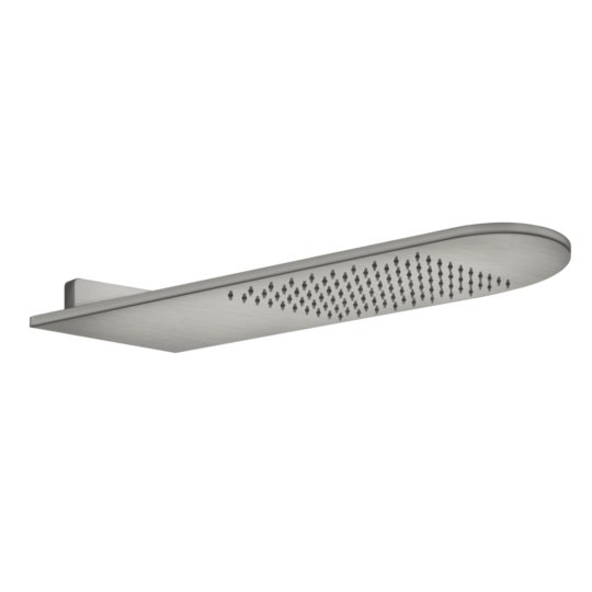 Верхний душ 620х200 мм Gessi Inverso Rigato, Steel Brushed (45163-239) Верхние души Матовая сталь (шлиф)