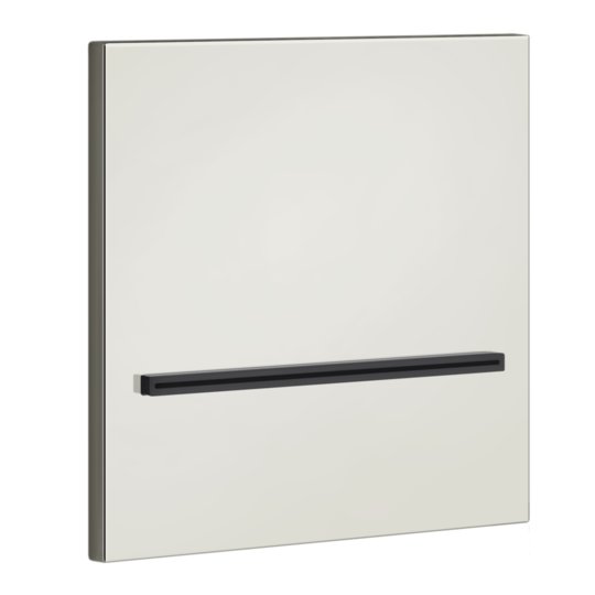 Душовий каскадний вилив Gessi Inverso Rigato, Mirror Steel (20295-238) Верхні душі Сталь