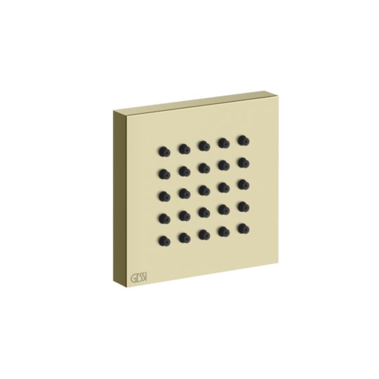 Боковой душ Gessi Inverso Rigato, Brass PVD (32973-710) Боковые души (форсунки) Латунь PVD